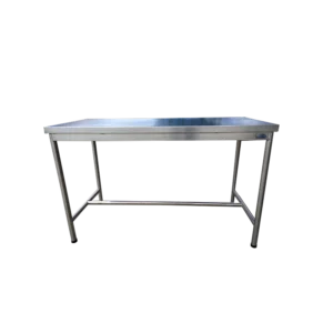 Mesa de Trabajo en Acero-Inoxidable Amarre Tipo H