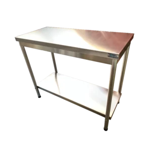 Mesa de Trabajo en Acero Inoxidable con Entrepaño