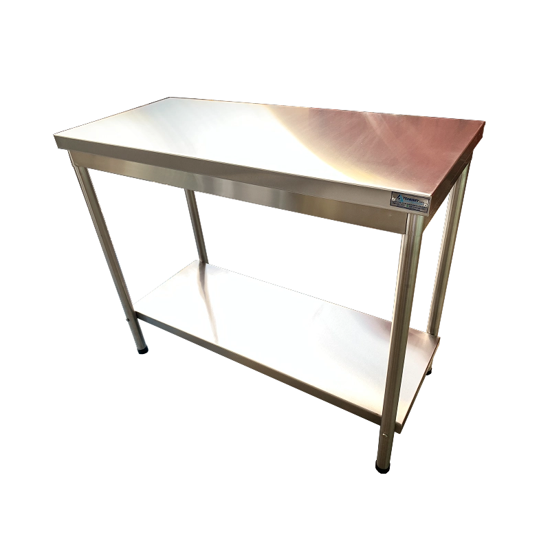 Mesa de Trabajo en Acero Inoxidable con Entrepaño