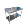 Mesa de Trabajo en Acero Inoxidable con Entrepaño