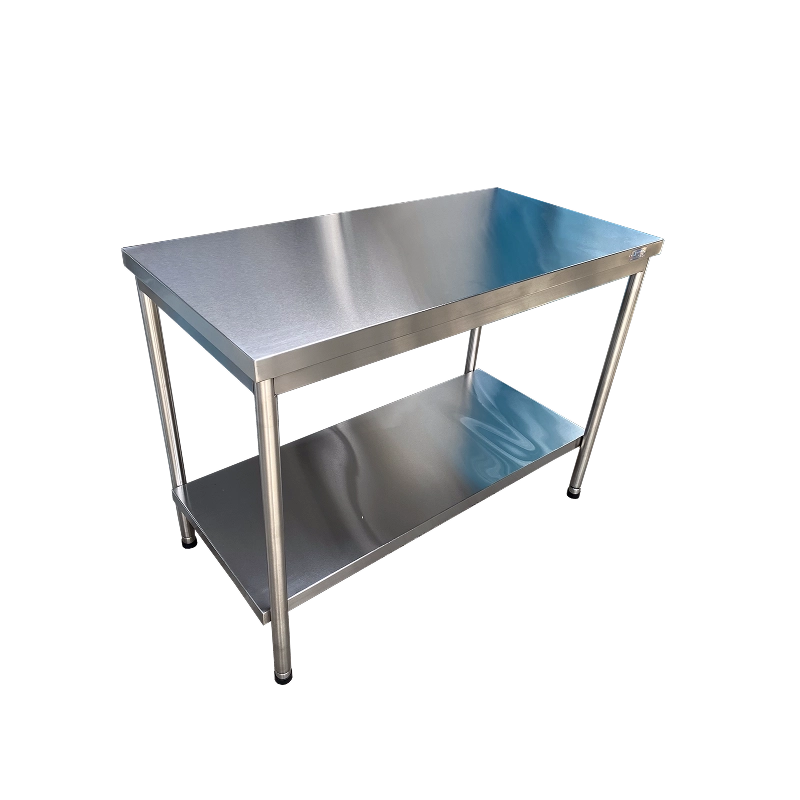 Mesa de Trabajo en Acero Inoxidable con Entrepaño