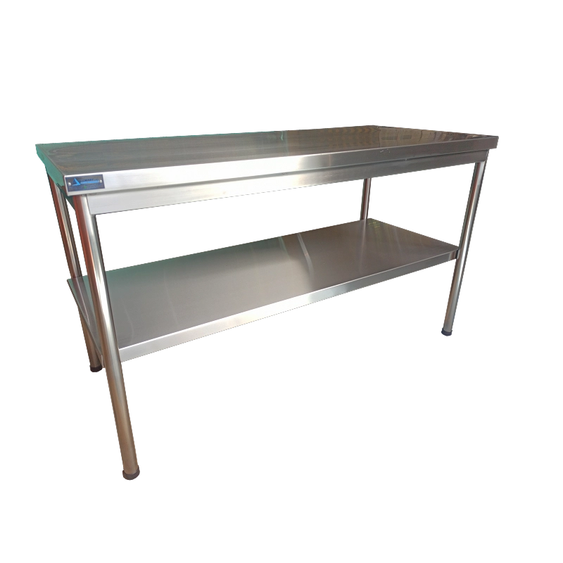 Mesa de Trabajo en Acero Inoxidable con Entrepaño me02