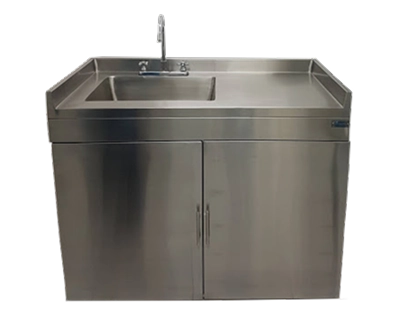 Lavaplatos con gabinetes